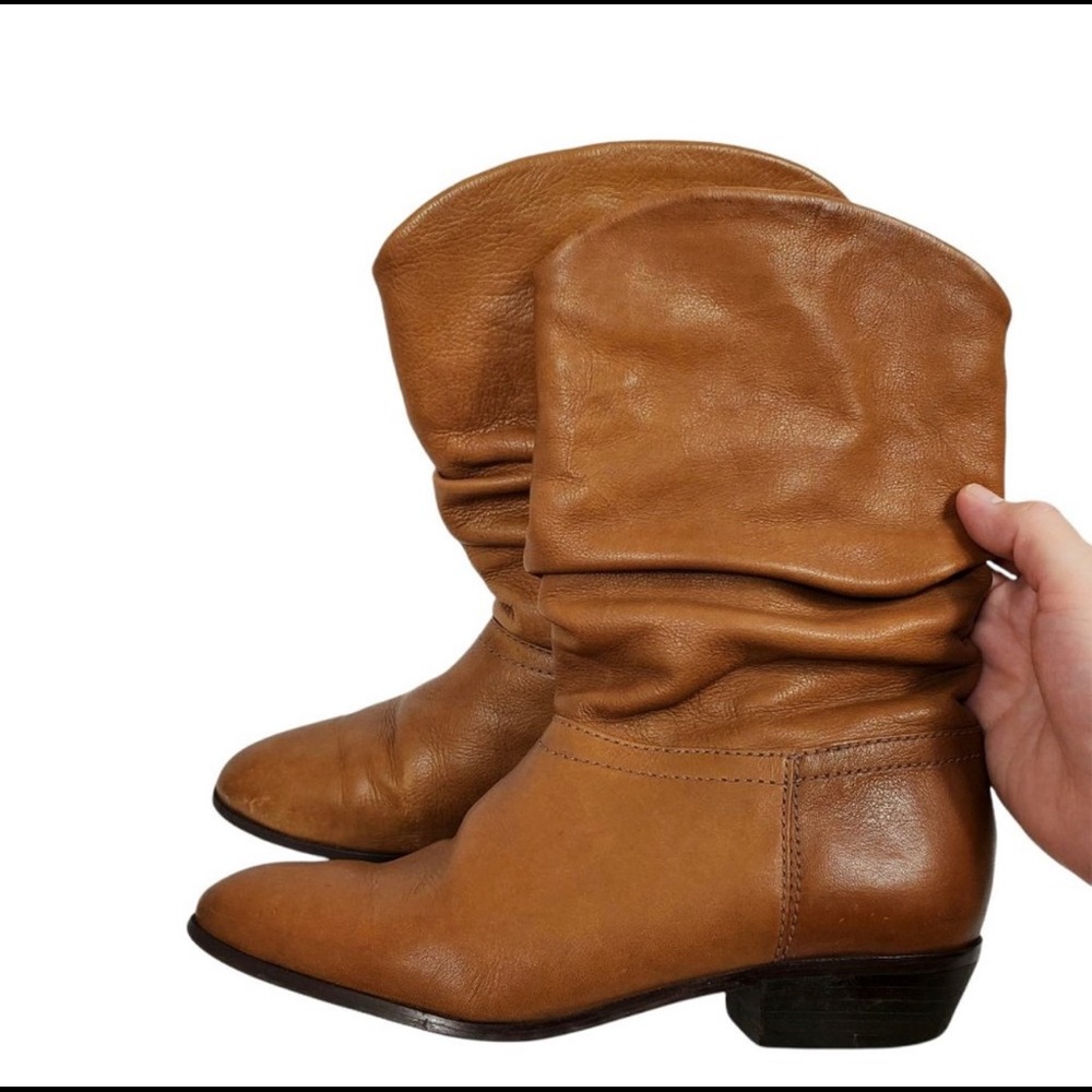 Vintage Leather Nine West Booties - Picture 6 of 12